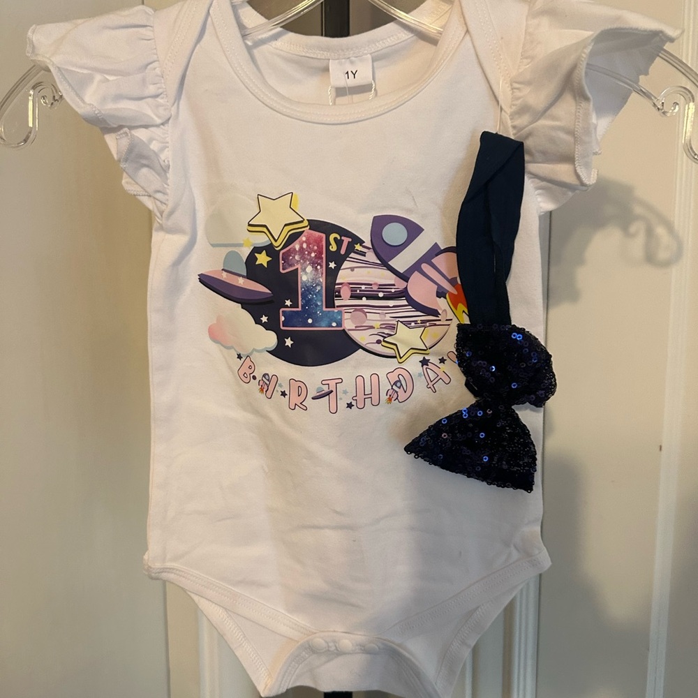 NEW my first Birthday Kids One Piece Girls
